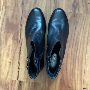 Alfani black low heel ankle boots